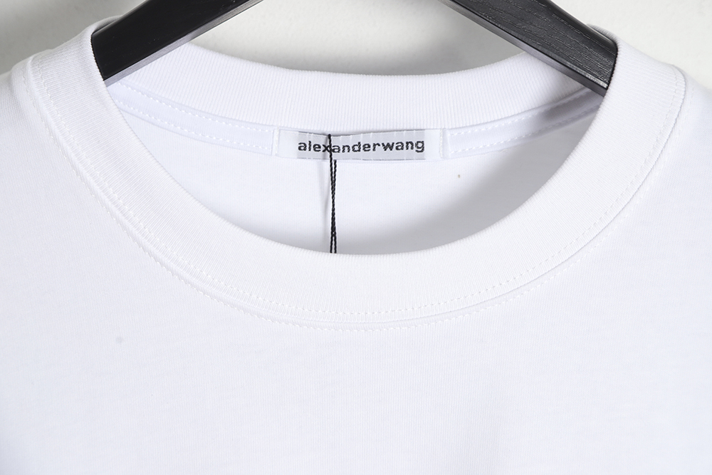 Alexander Wang Alexander Wang QR code logo print short-sleeved T-shirt