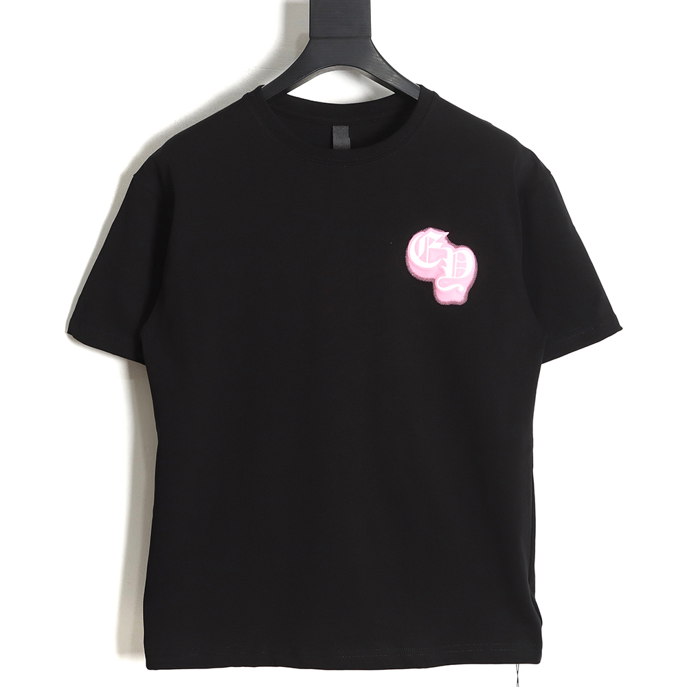 Chrome Hearts Cro Heart 23SS foam love print short-sleeved T-shirt TSK1