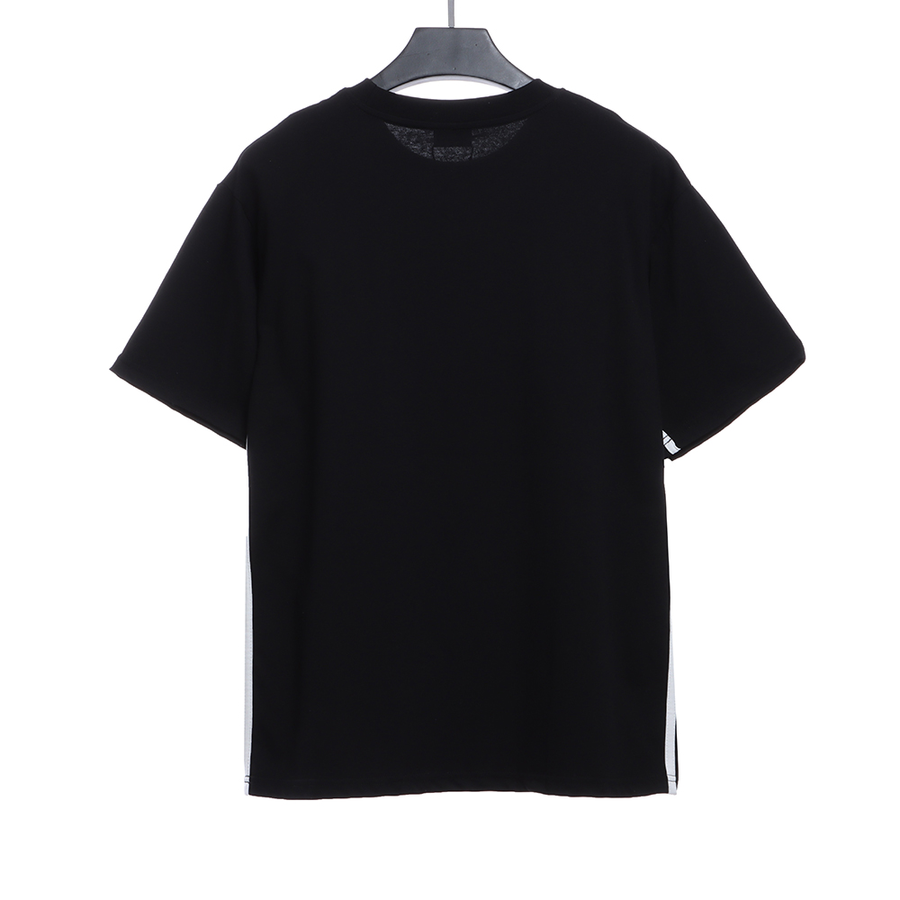 Balenciaga three-bar embroidery short-sleeved TSK1