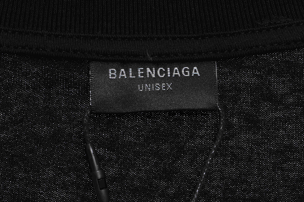 Balenciaga three-bar embroidery short-sleeved TSK1
