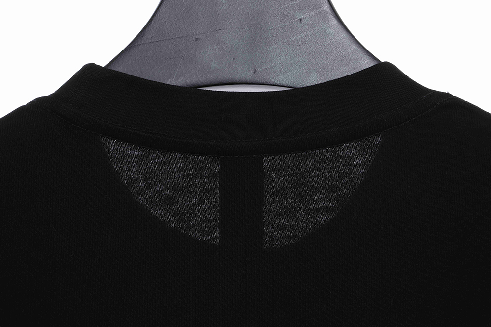 Cro Heart Neckline Sanskrit Cross Patch Short Sleeve TSK1