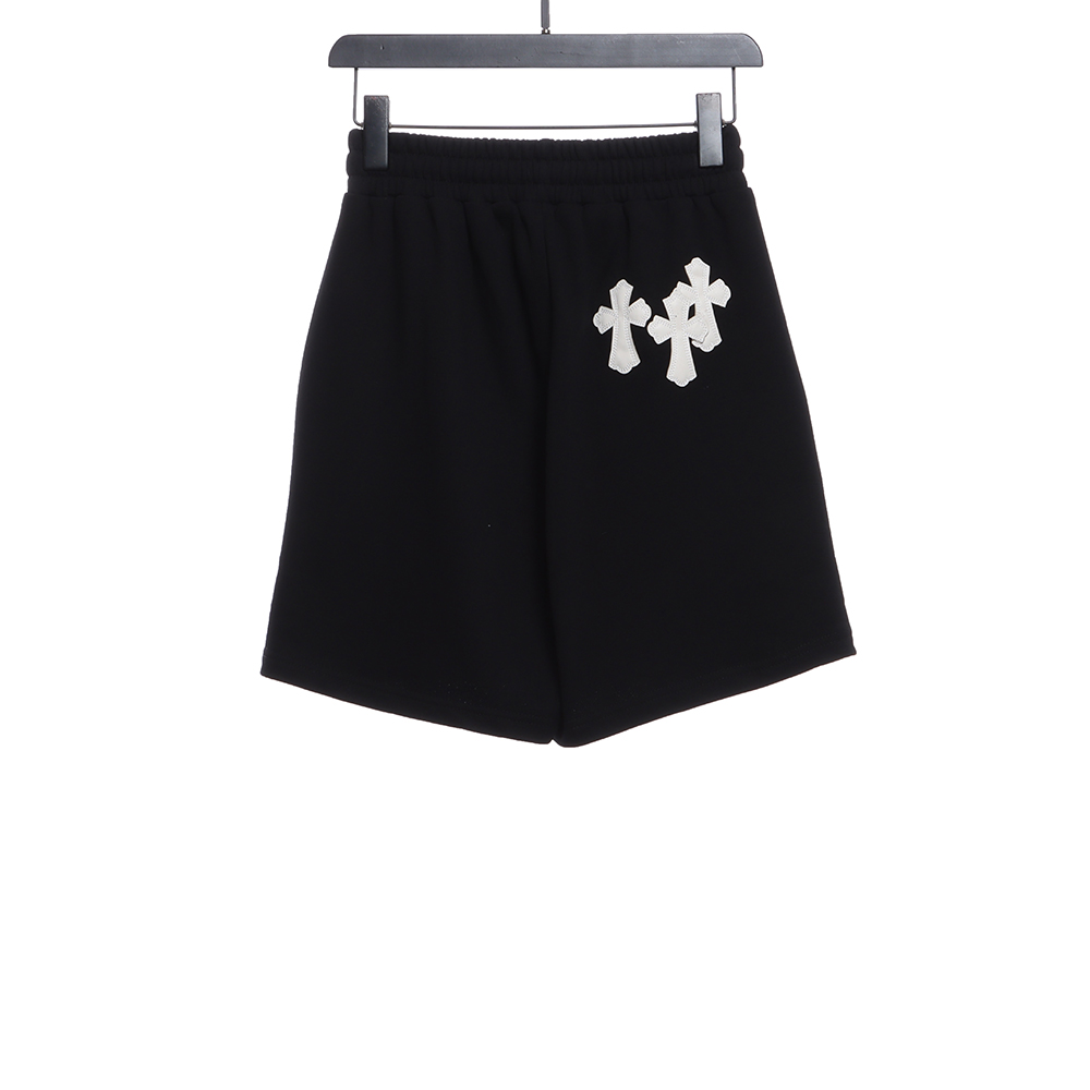 Cro Heart White Leather Label Cross Shorts