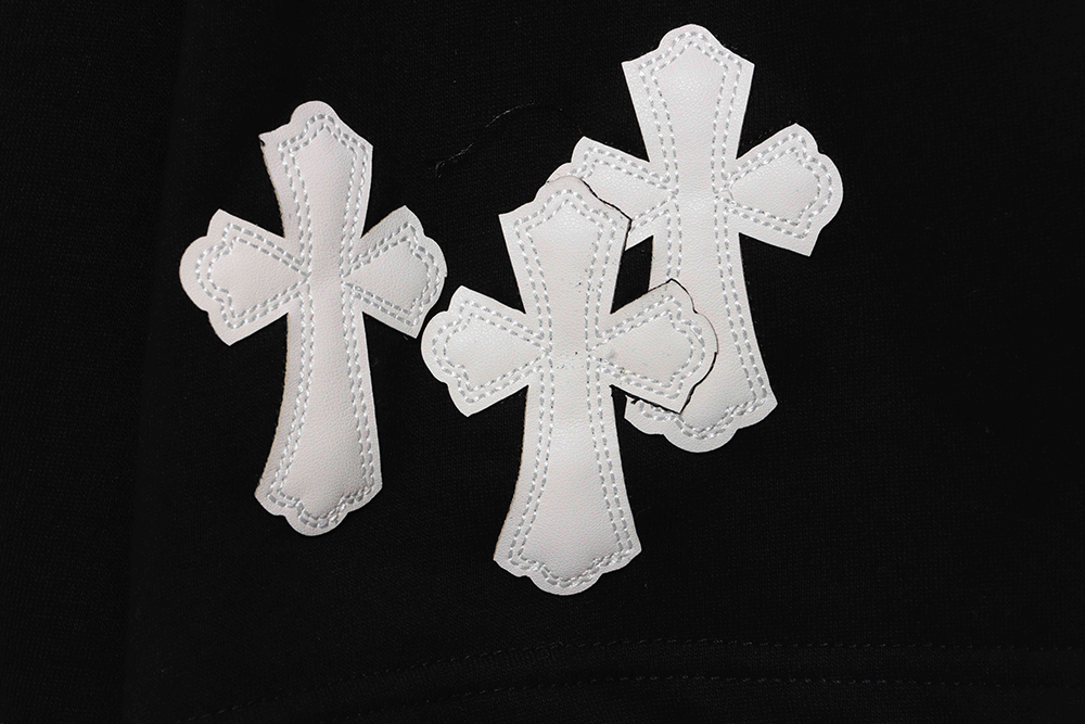 Cro Heart White Leather Label Cross Shorts