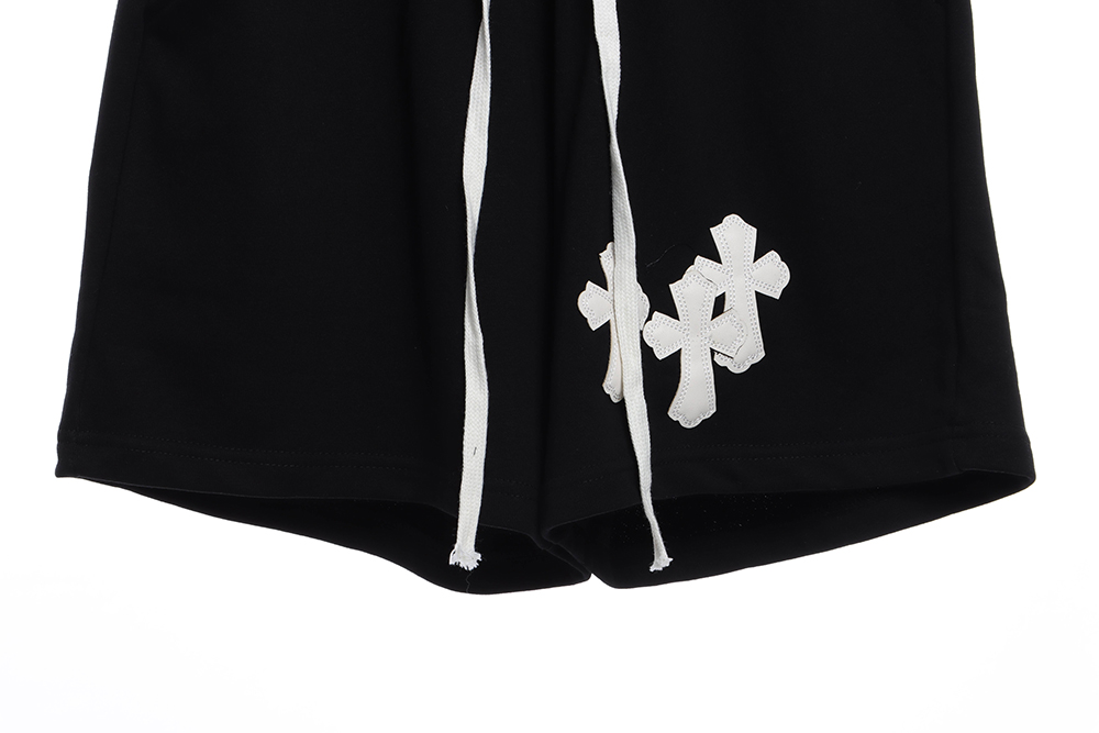 Cro Heart White Leather Label Cross Shorts
