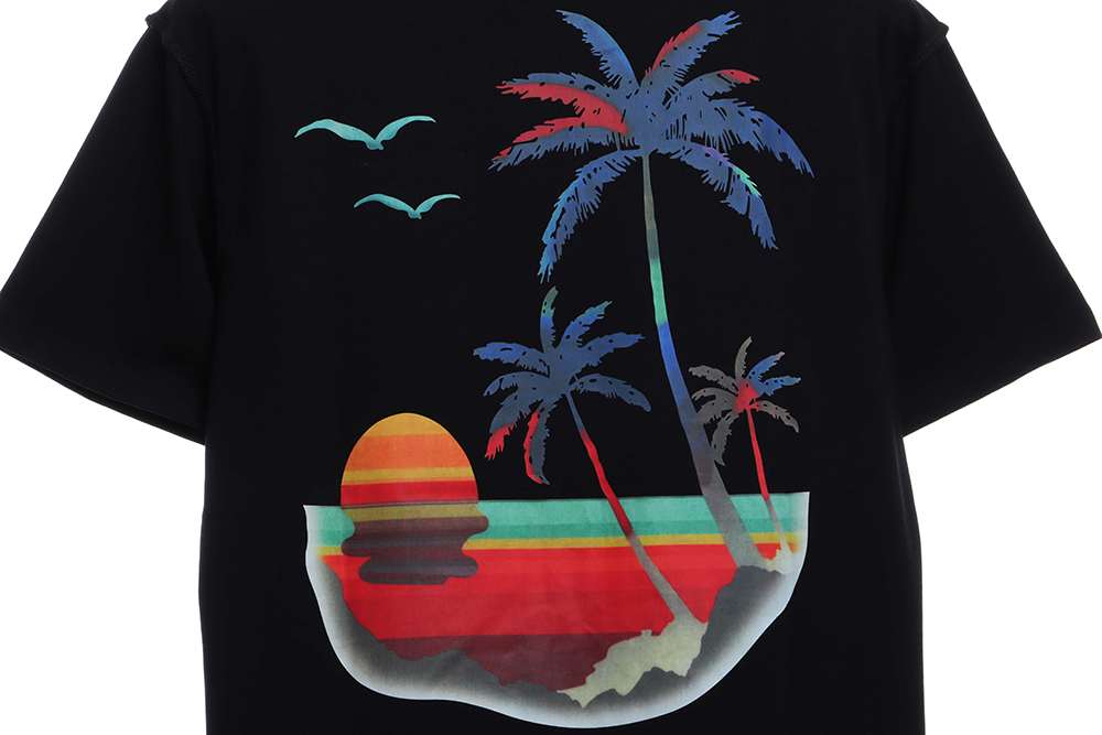 LV Landscape Oil Painting Short Sleeve TSK1