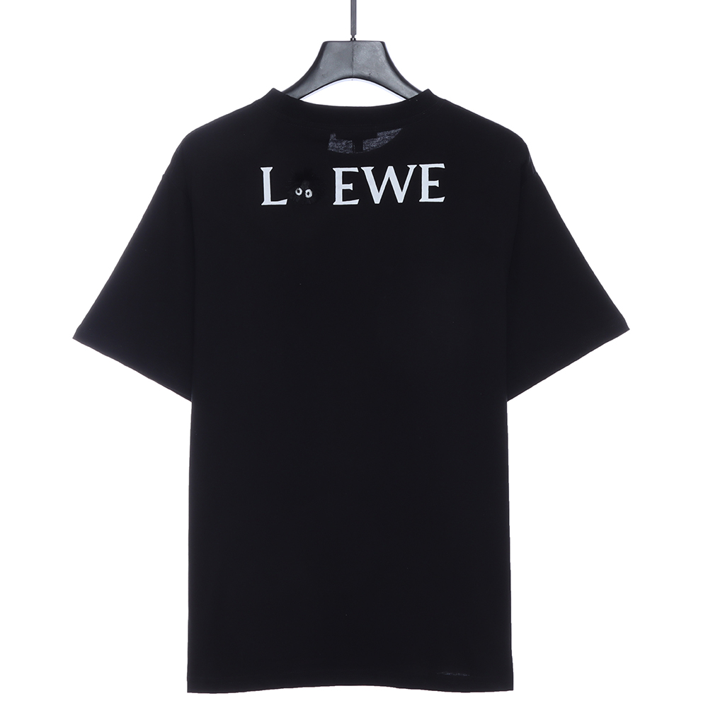 LOEWE co-branded faceless men's short sleeves