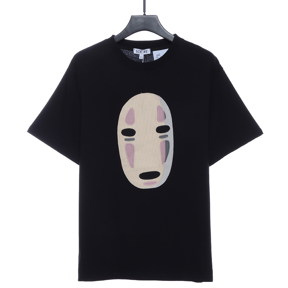 LOEWE co-branded faceless men's short sleeves