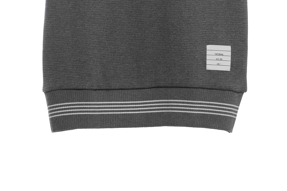 TB waffle stripe printed edge POLO