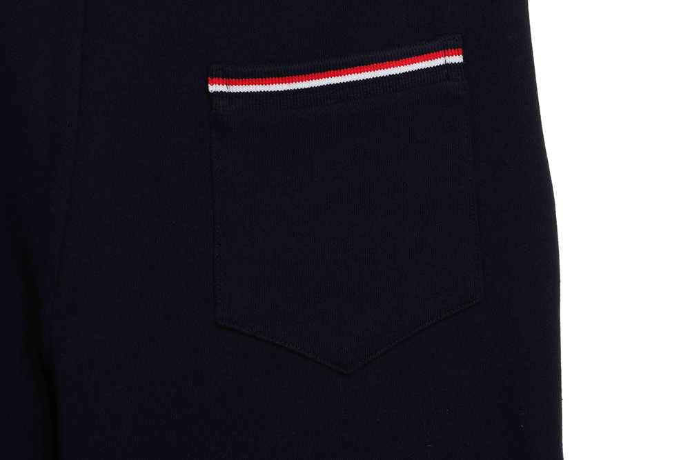 TB Back Pocket Red White Blue Stripe Shorts