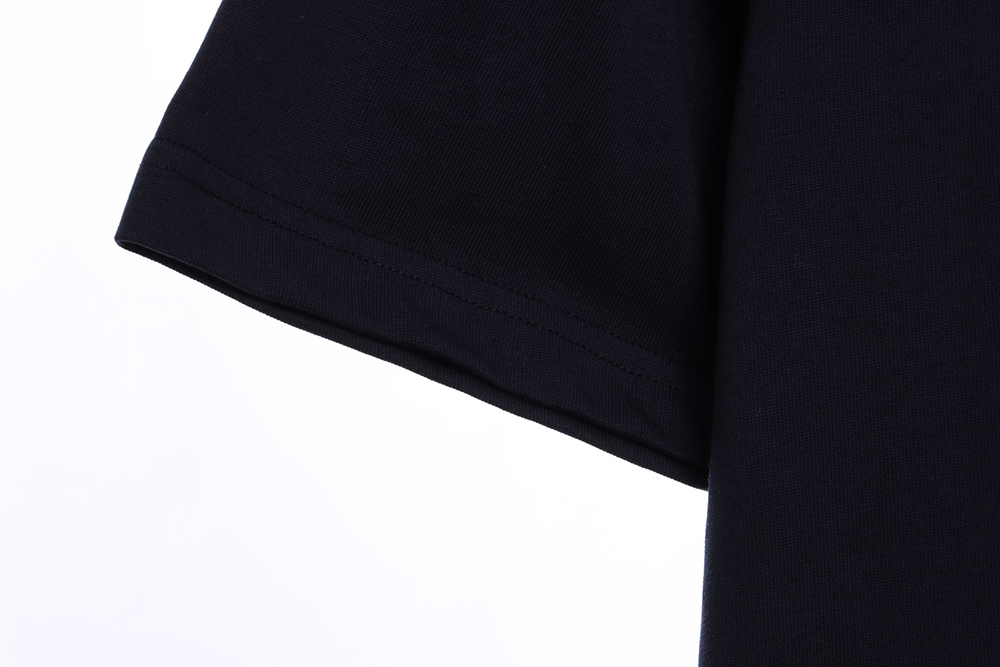 TB Neckline Striped Jacquard Short Sleeve TSK2