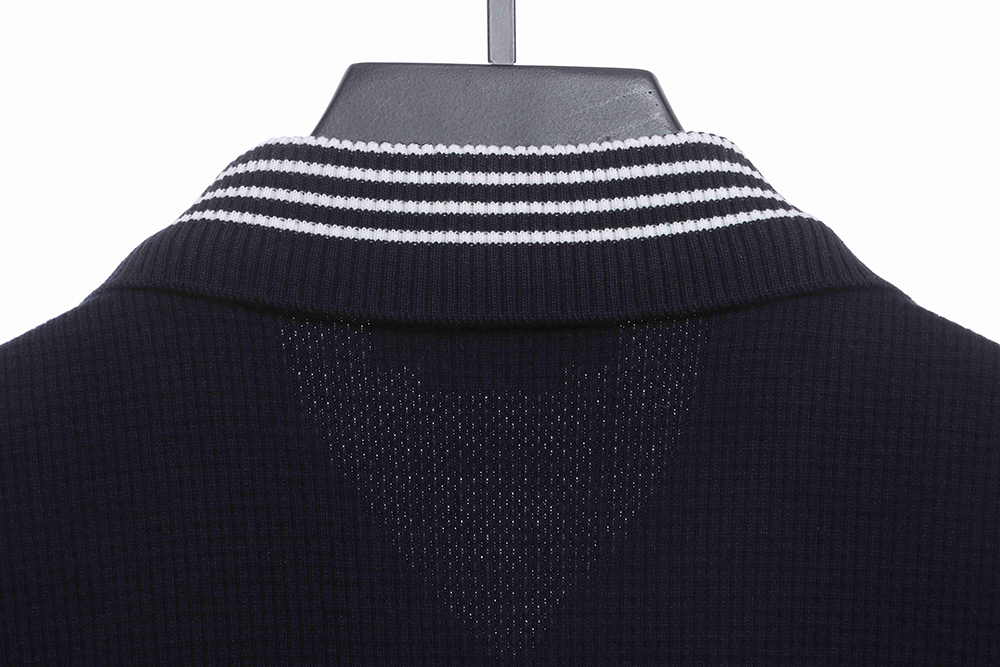 TB Waffle Stripe Printed Edge POLO TSK1