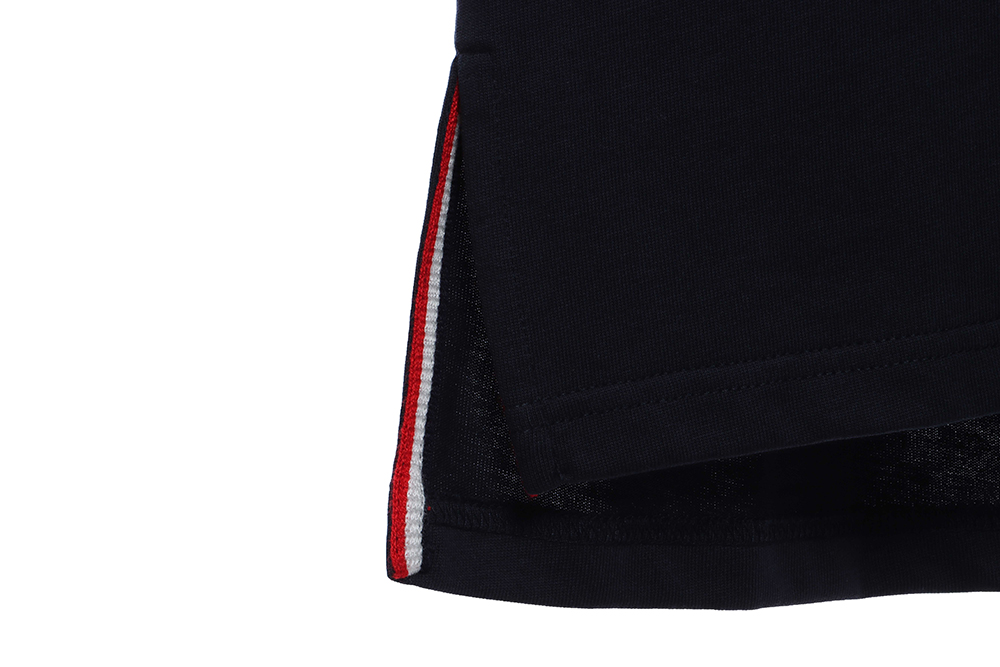 TB Neckline Striped Jacquard Short Sleeve TSK2