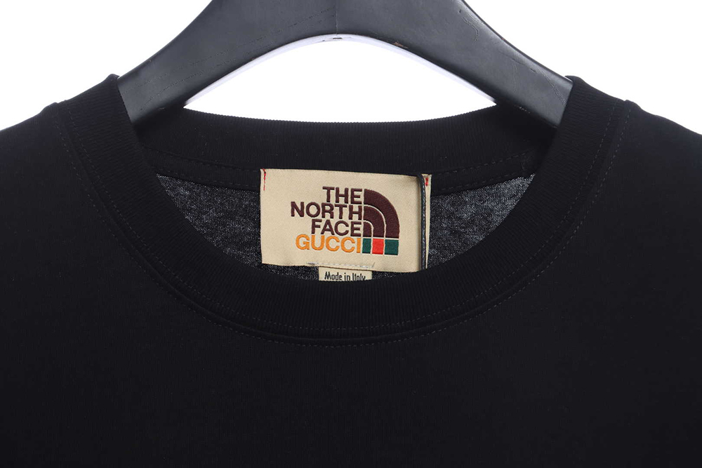 Gucci joint north face colorful print short sleeve TSK1