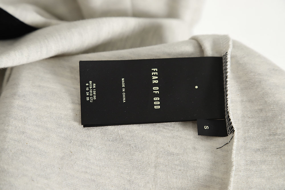 Fear of God FOG main line front F back G letter short-sleeved T-shirt