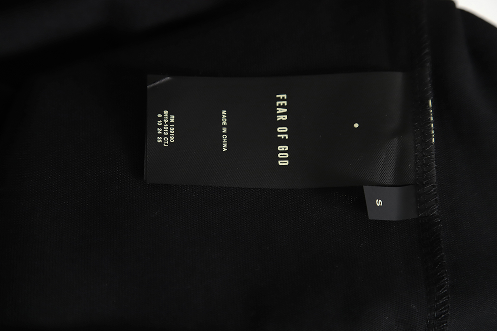 Fear of God FOG main line front F back G letter short-sleeved T-shirt TSK1