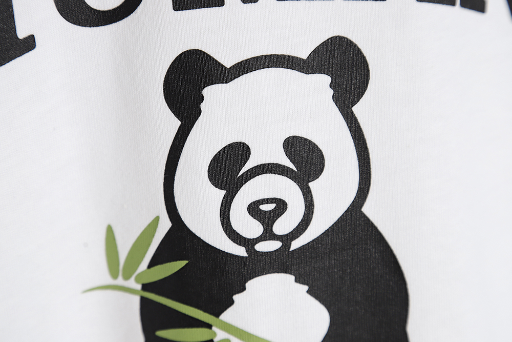 HUMAN MADESS23 Beijing Xi'an Pop-up limited panda pattern printing round neck short-sleeved T-shirt