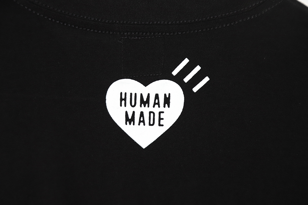 HUMAN MADESS23 Beijing Xi'an Pop-up limited panda pattern printing round neck short-sleeved T-shirt TSK1