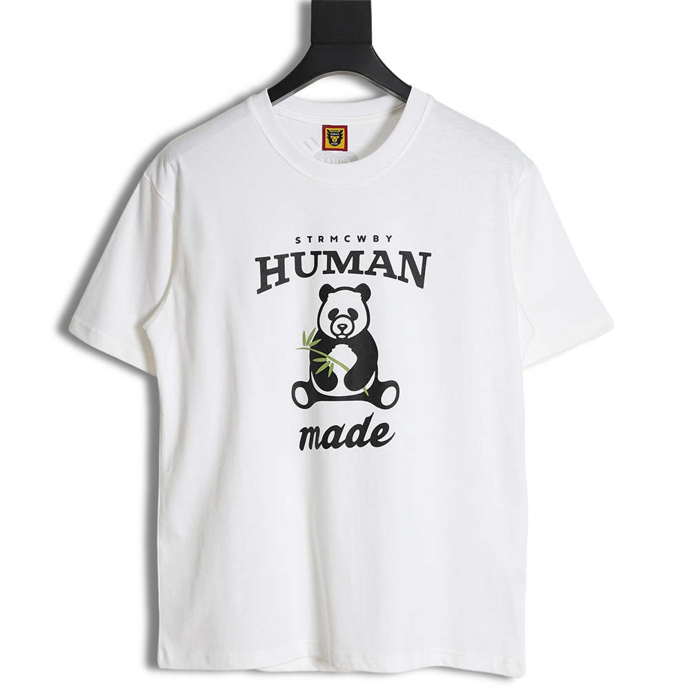 HUMAN MADESS23 Beijing Xi'an Pop-up limited panda pattern printing round neck short-sleeved T-shirt