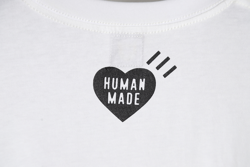 HUMAN MADESS23 Beijing Xi'an Pop-up limited panda pattern printing round neck short-sleeved T-shirt