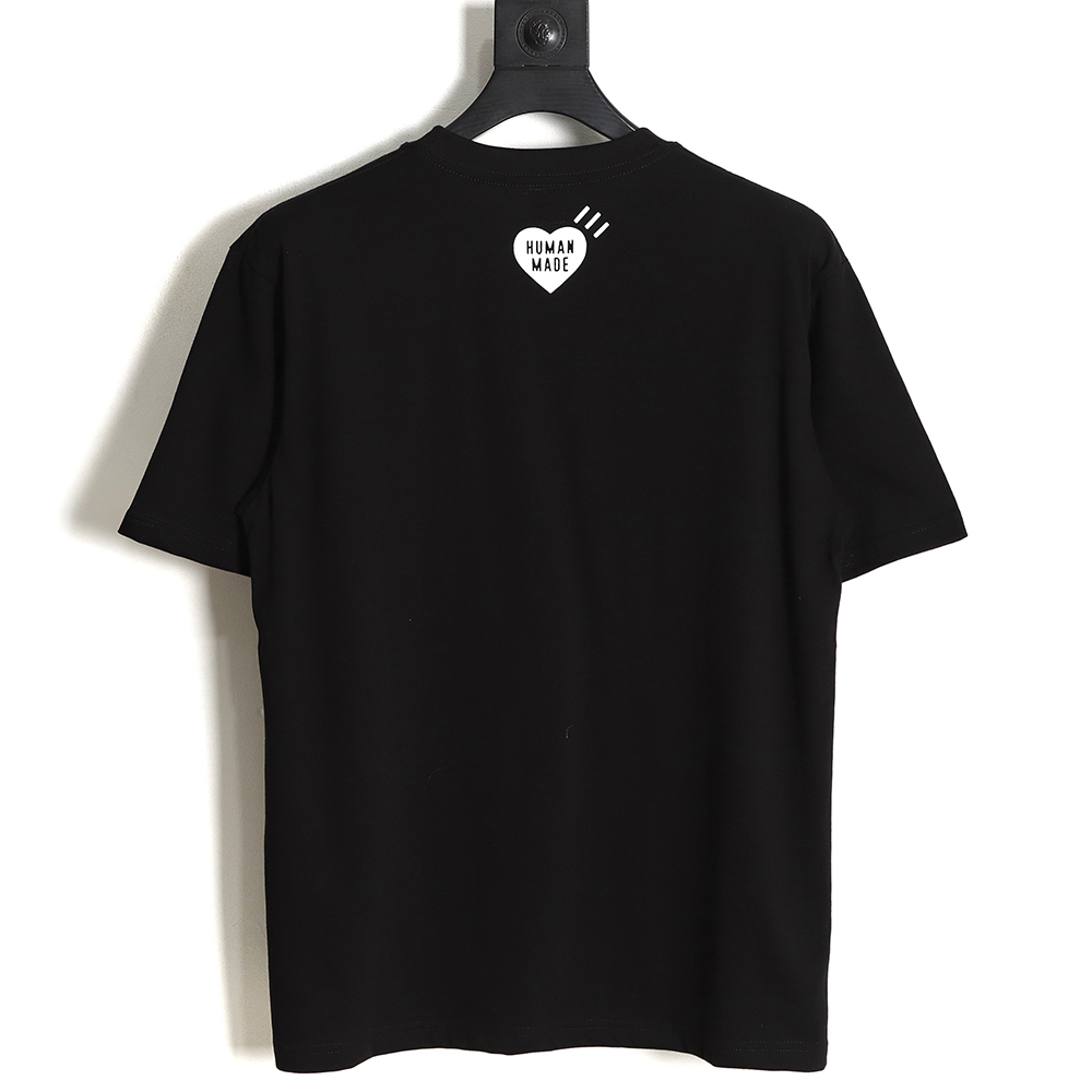 HUMAN MADESS23 Beijing Xi'an Pop-up limited panda pattern printing round neck short-sleeved T-shirt TSK1