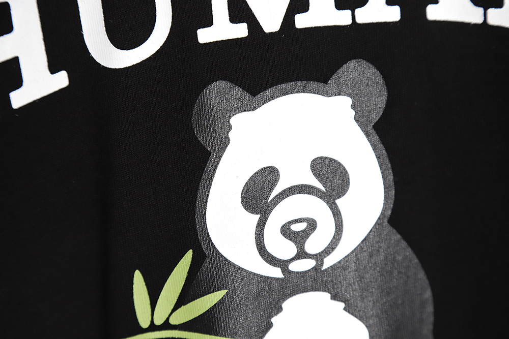 HUMAN MADESS23 Beijing Xi'an Pop-up limited panda pattern printing round neck short-sleeved T-shirt TSK1