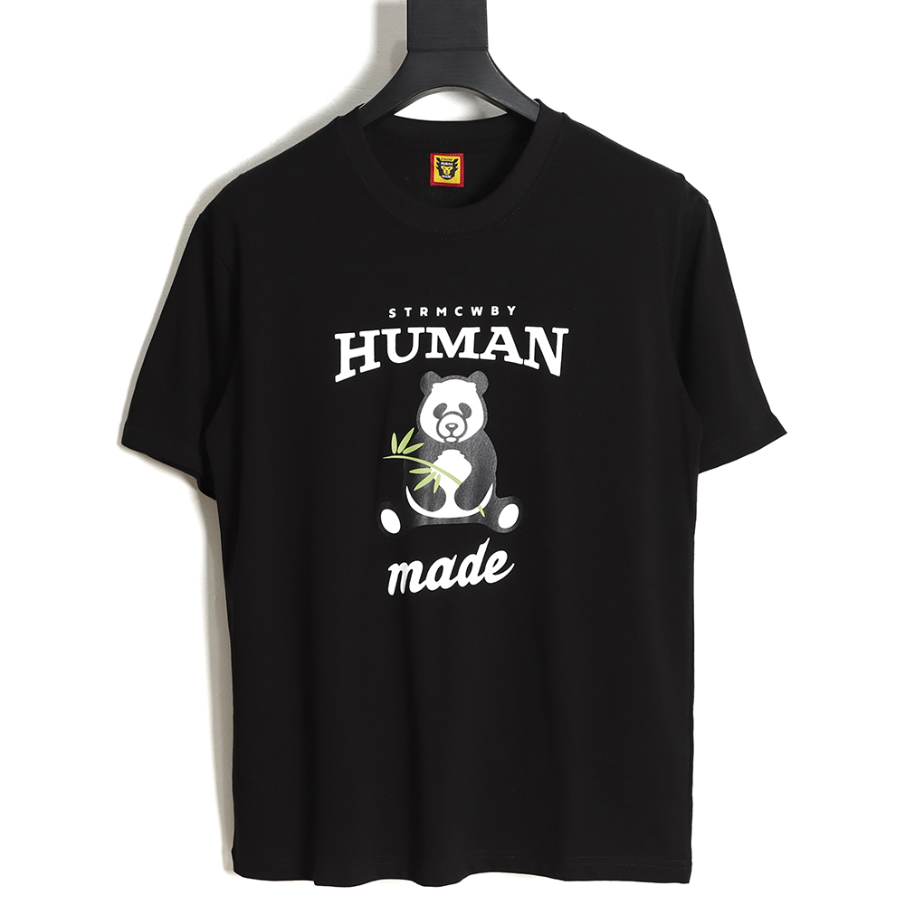HUMAN MADESS23 Beijing Xi'an Pop-up limited panda pattern printing round neck short-sleeved T-shirt TSK1