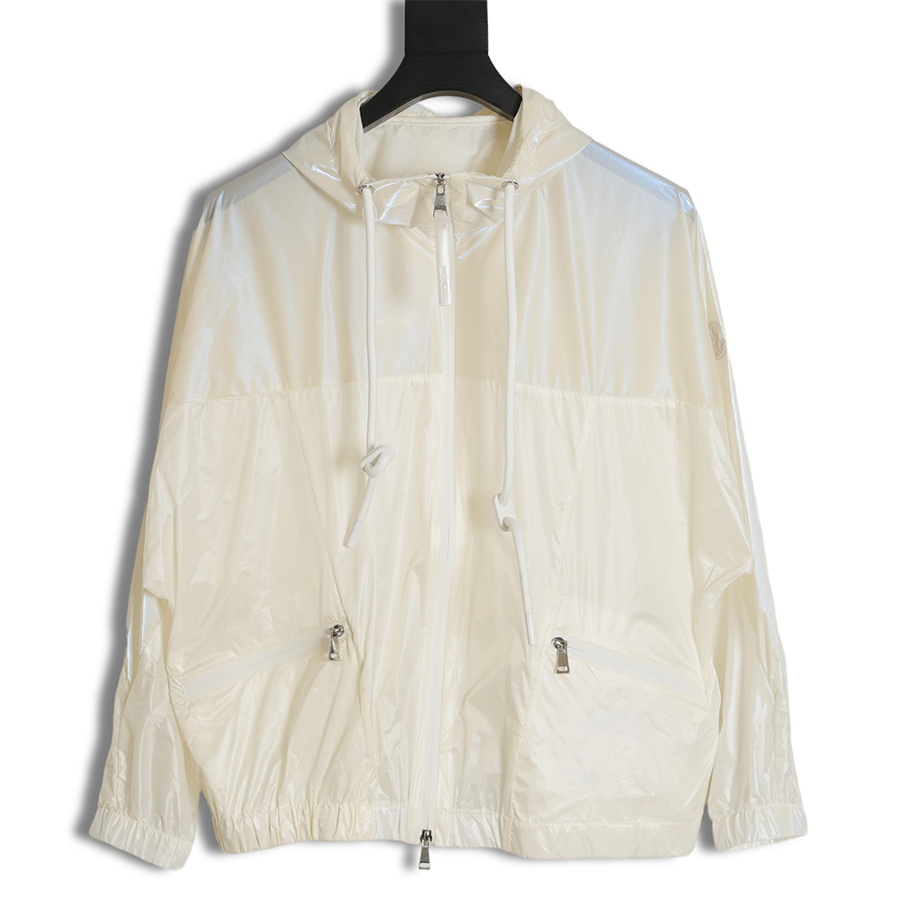Monc1er Arm Logo Reflective Women's Sun Protection Jacket Coat