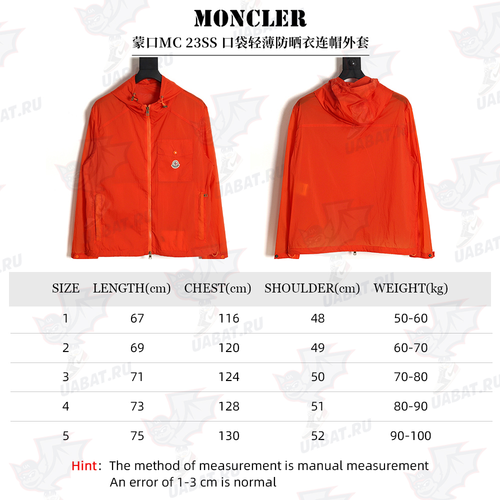 Moncler 23SS Pocket Light Rash Hooded Jacket