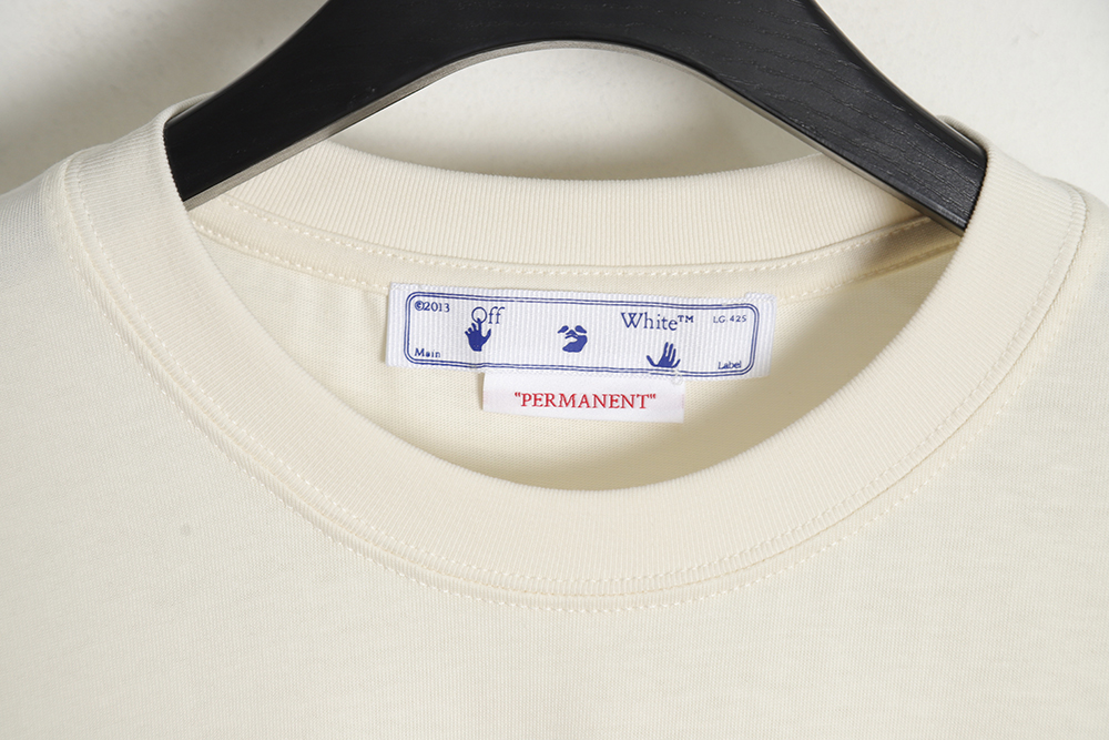 Off White OW simple letter print short-sleeved T-shirt