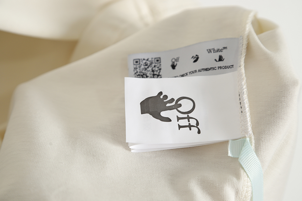Off White OW simple letter print short-sleeved T-shirt