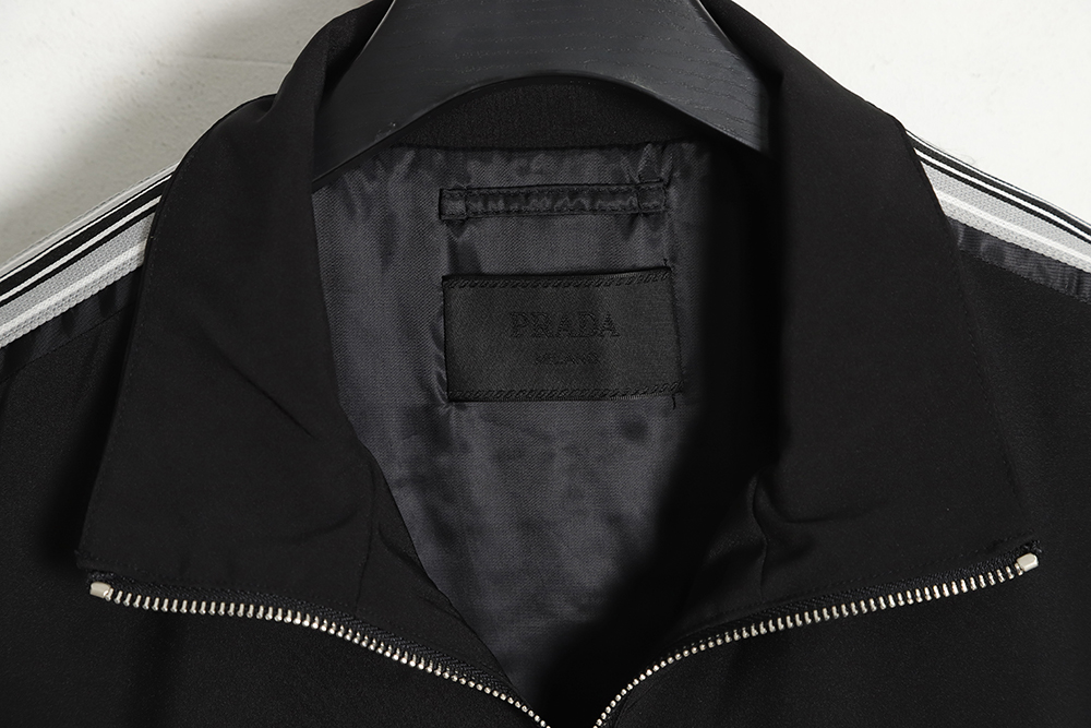PRADA 23SS School Uniform Stand Collar Jacket