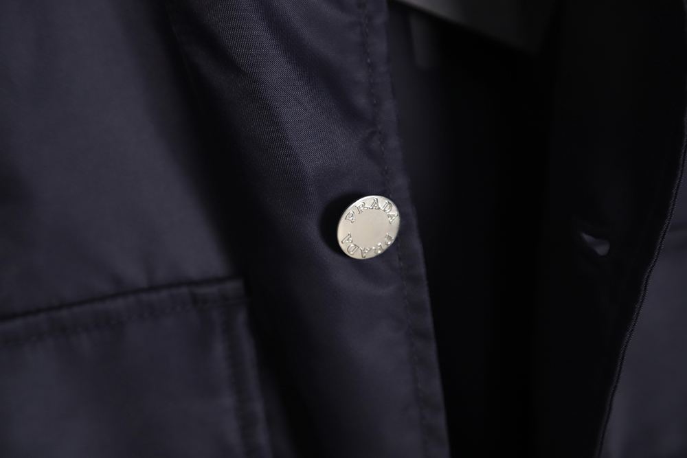 PRADA 23SS Re-Nylon Double Pocket Long Sleeve Shirt Jacket