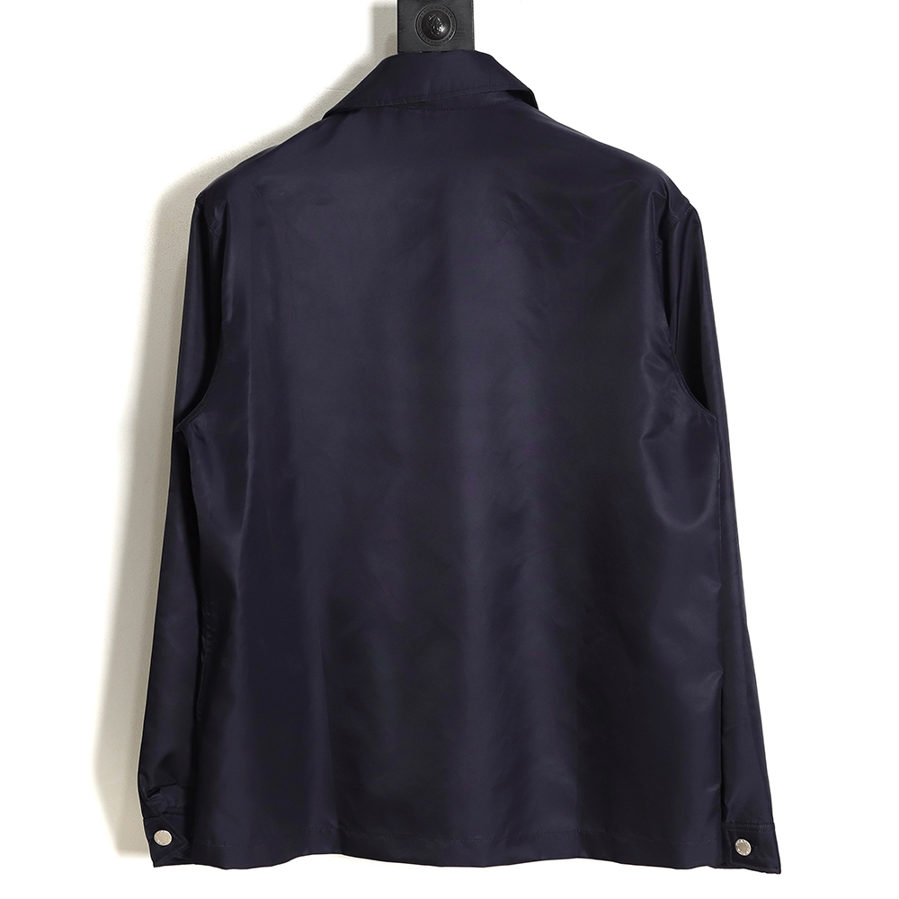 PRADA 23SS Re-Nylon Double Pocket Long Sleeve Shirt Jacket