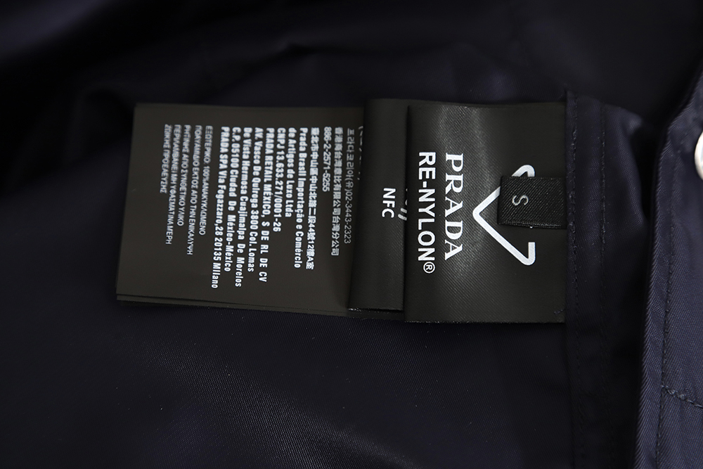 PRADA 23SS Re-Nylon Double Pocket Long Sleeve Shirt Jacket