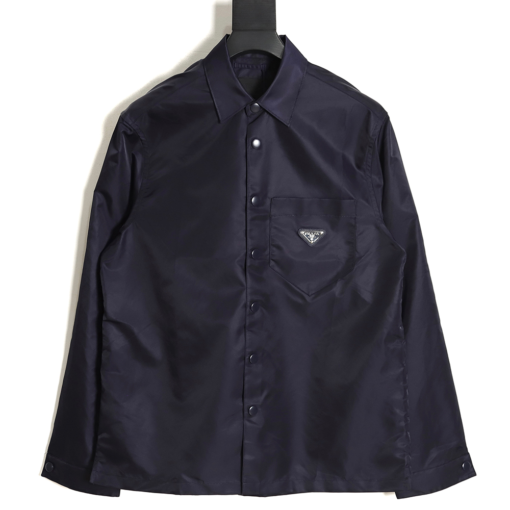 PRADA Prada RPD 23SS Recycled Nylon Long Sleeve Shirt