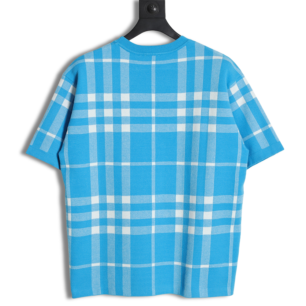 Burberry BBR 23SS Check Wool Short Sleeve T-Shirt