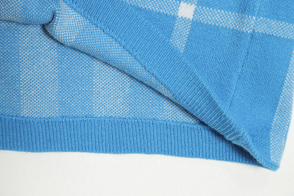 Burberry BBR 23SS Check Wool Short Sleeve T-Shirt