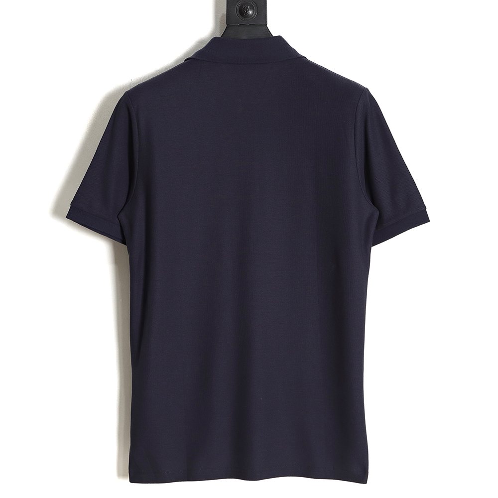 Burberry BBR 23ss chest wheat ear embroidery short-sleeved polo shirt