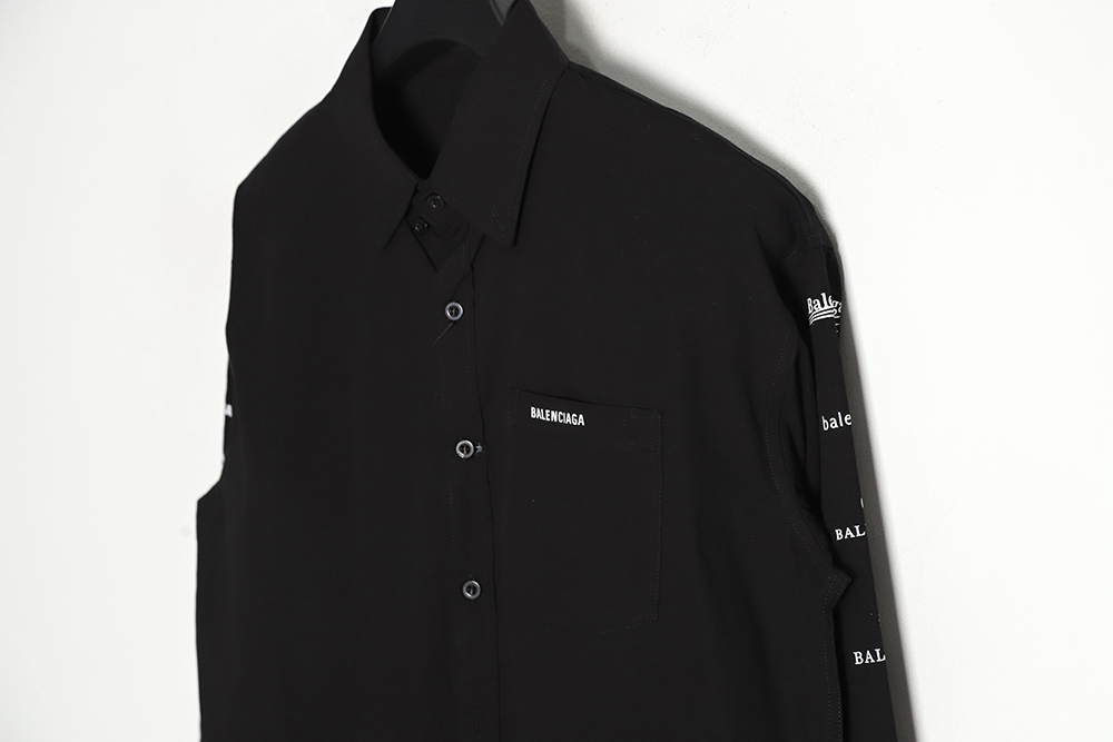 Balenciaga limited slogan logo shirt TSK1