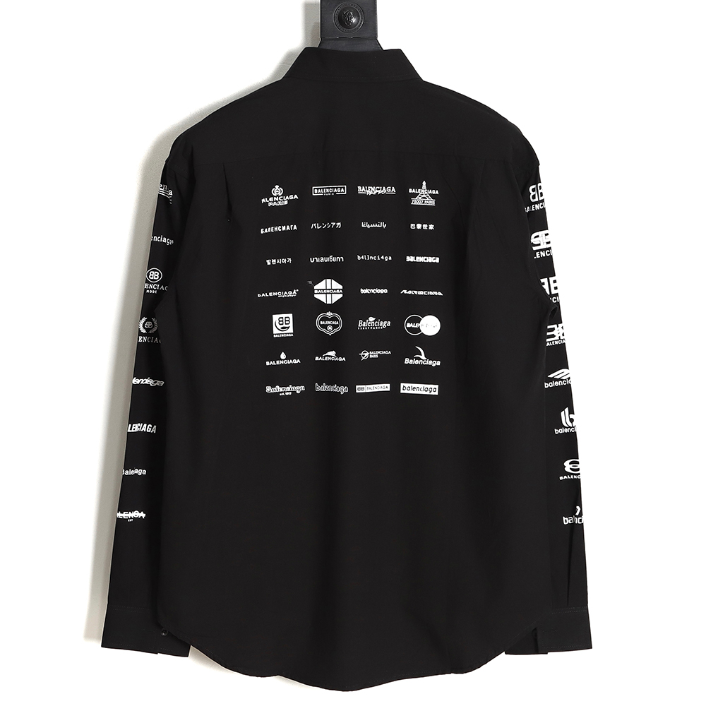 Balenciaga limited slogan logo shirt TSK1