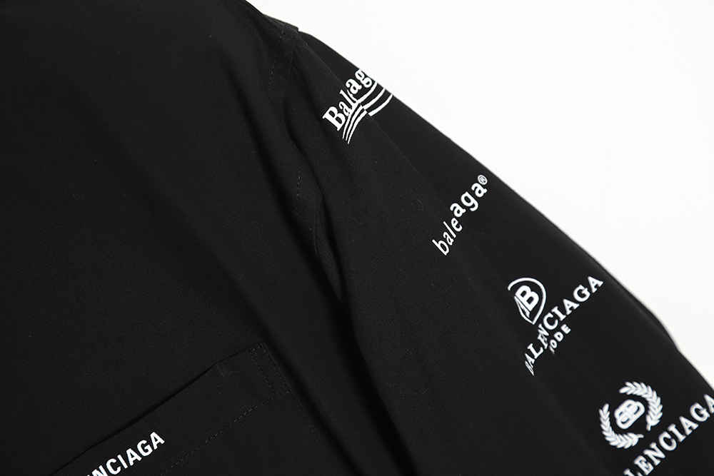 Balenciaga limited slogan logo shirt TSK1
