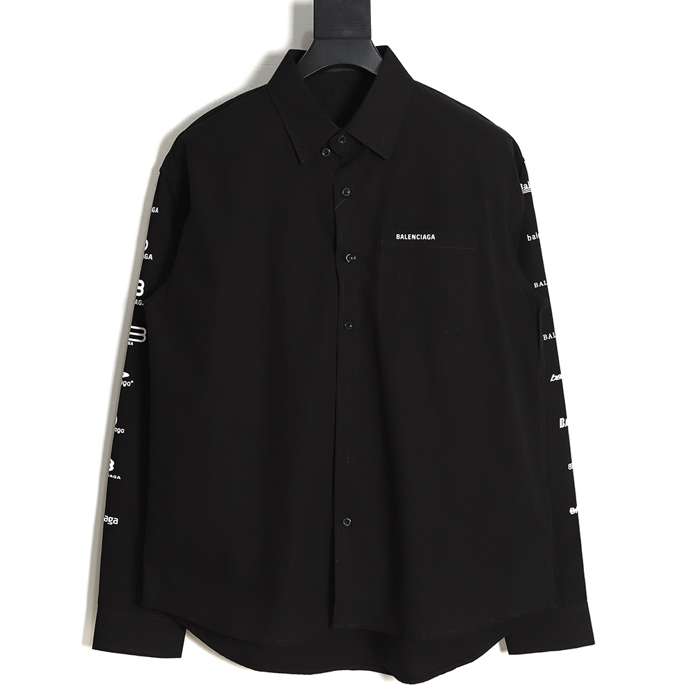 Balenciaga limited slogan logo shirt TSK1