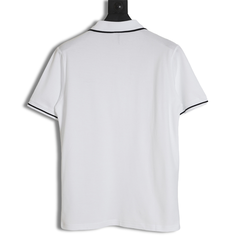 CELINE CE 23SS chest embroidered short-sleeved polo shirt