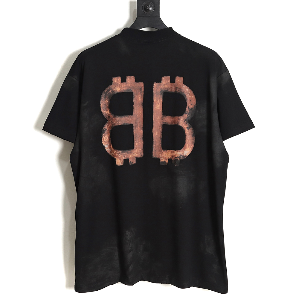 Balenciaga Balenciaga 23SS BB Bitcoin Short Sleeve T-Shirt
