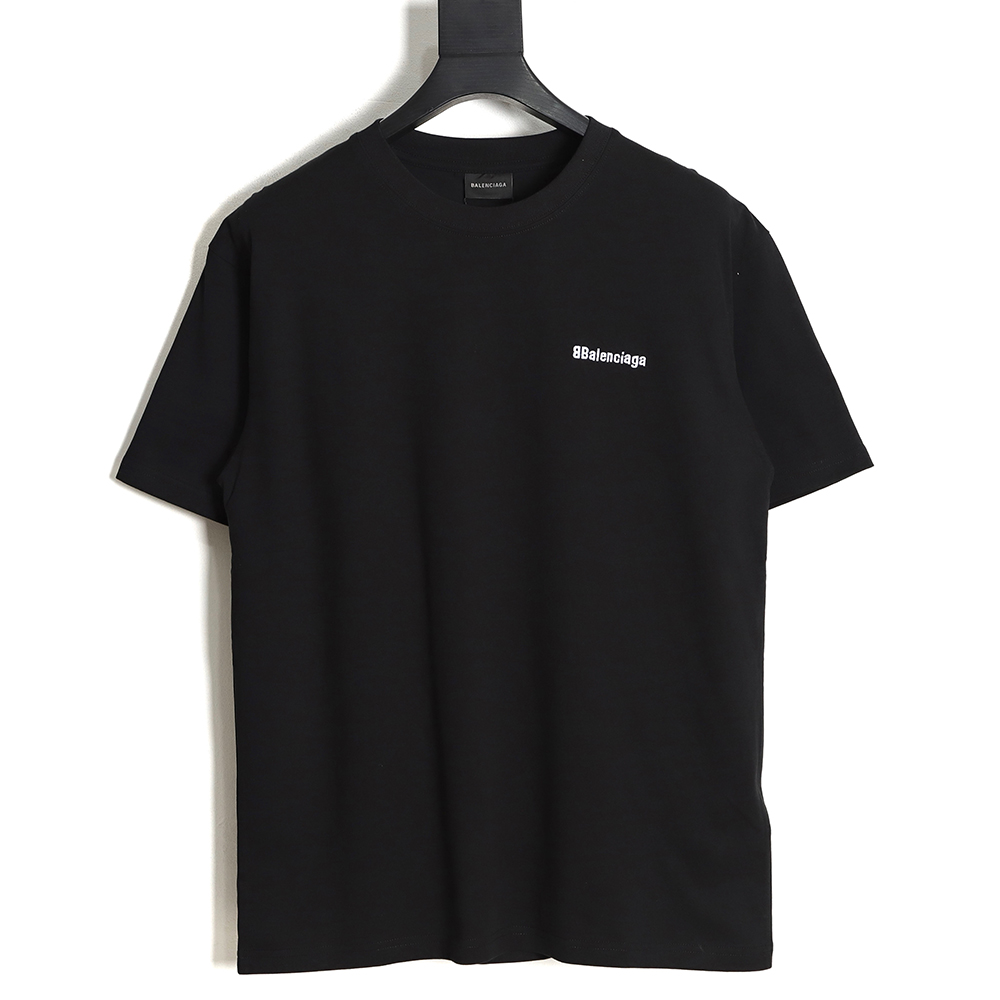 Balenciaga Balenciaga BLCG 23SS BB small embroidery short-sleeved T-shirt TSK3
