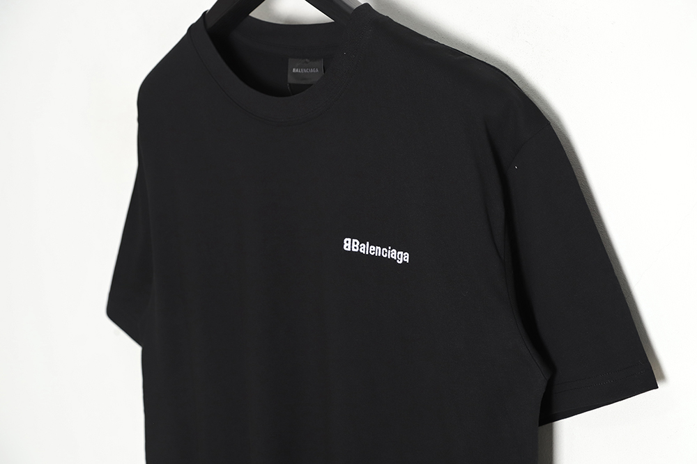 Balenciaga Balenciaga BLCG 23SS BB small embroidery short-sleeved T-shirt TSK3