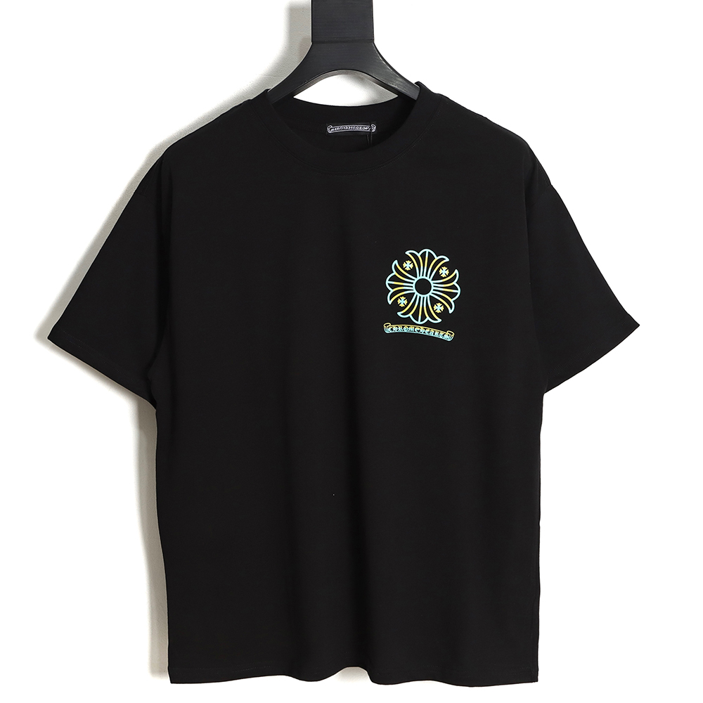 Chrome Hearts Chrome Hearts Sanskrit smudged short-sleeved T-shirt TSK1