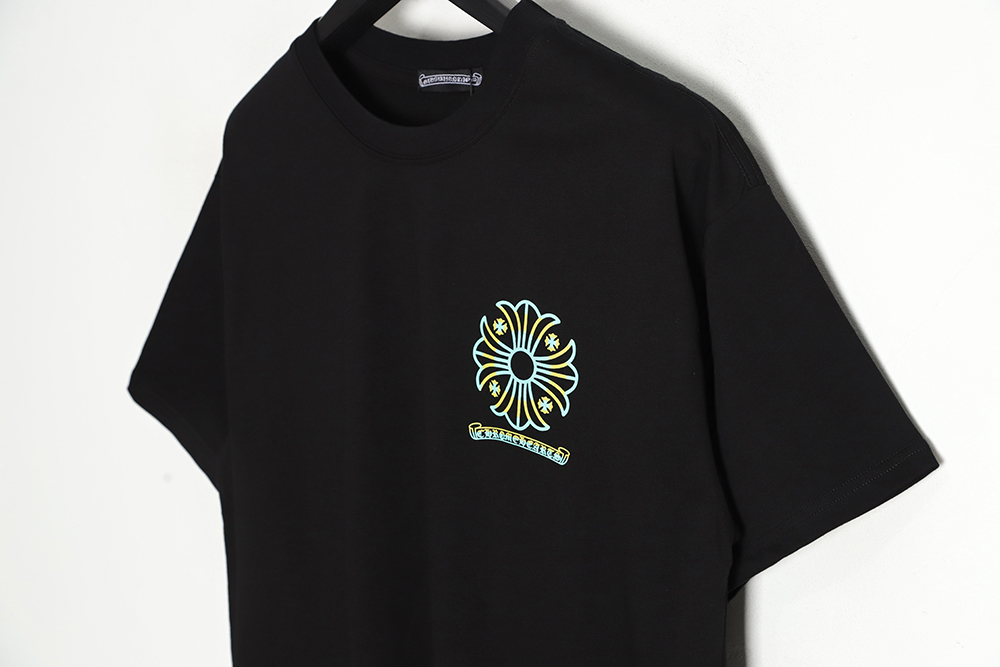 Chrome Hearts Chrome Hearts Sanskrit smudged short-sleeved T-shirt TSK1