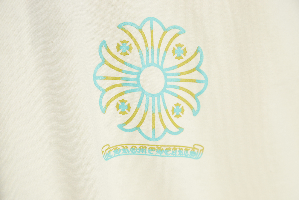 Chrome Hearts Chrome Hearts Sanskrit smudged short-sleeved T-shirt