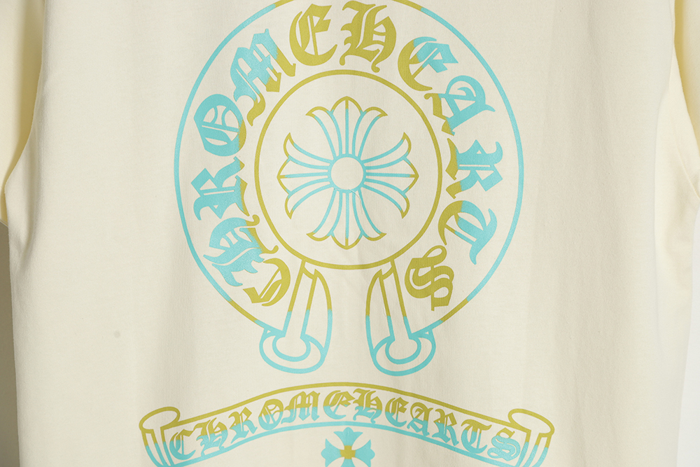 Chrome Hearts Chrome Hearts Sanskrit smudged short-sleeved T-shirt